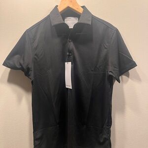 Ministry of Supply Apollo Men's Black Polo Shirt M